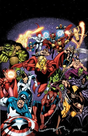 Background for "Infinity Trilogy" Infinity Gauntlet