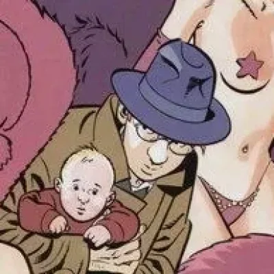 Cover art for "Jérôme K. Jérôme Bloche" Un bébé en cavale