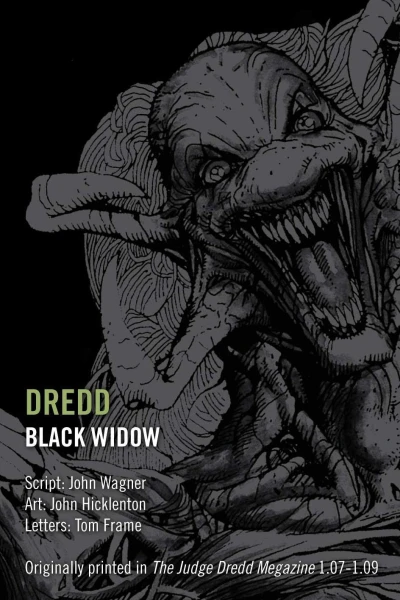 Background for "Judge Dredd" Black Widow