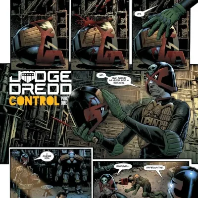 Cover art for "Judge Dredd" Control