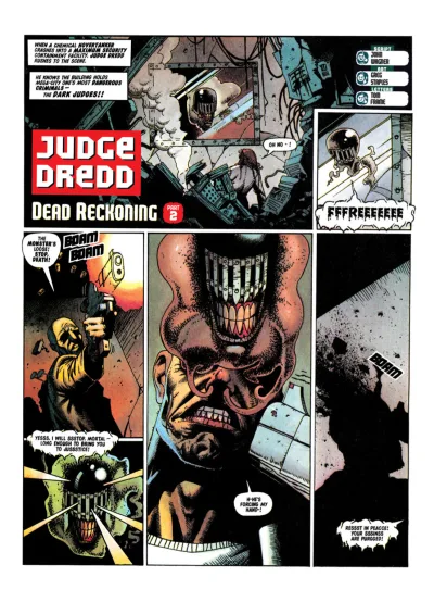 Background for "Judge Dredd" Dead Reckoning