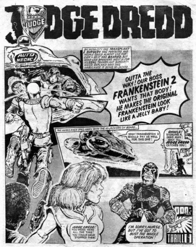 Background for "Judge Dredd" Frankenstein 2
