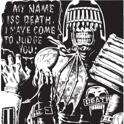 Cover art for "Judge Dredd" Judge Death
