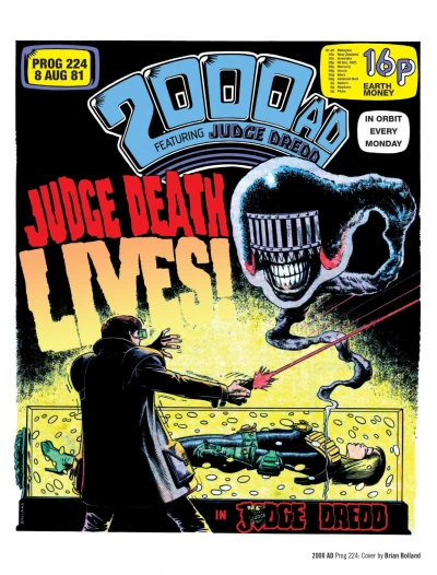 Background for "Judge Dredd" Judge Death Lives