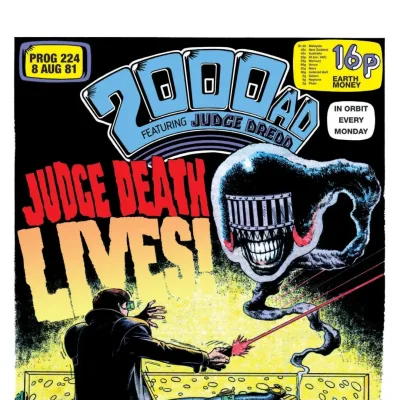 Cover art for "Judge Dredd" Judge Death Lives