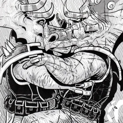 Cover art for "Judge Dredd Megazine" Xtnct