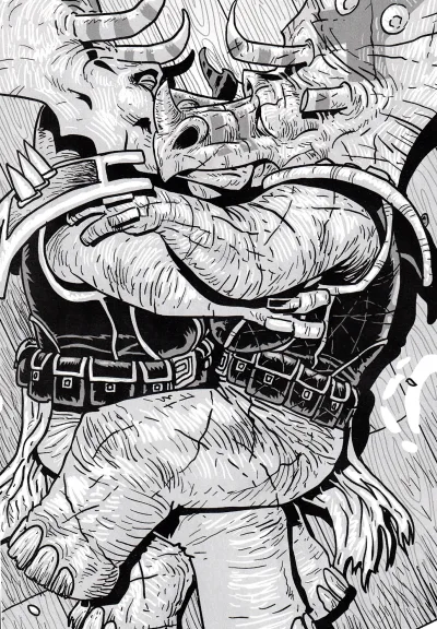 Background for "Judge Dredd Megazine" Xtnct