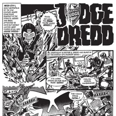 Cover art for "Judge Dredd" Mr Buzzz