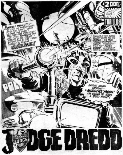 Background for "Judge Dredd" Muggers' Moon
