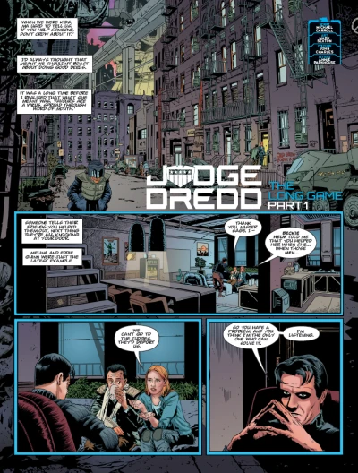 Background for "Judge Dredd" The Long Game