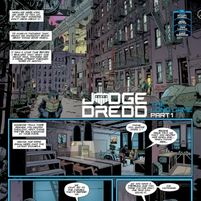 Cover art for "Judge Dredd" The Long Game