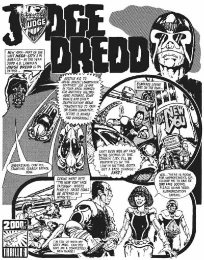 Background for "Judge Dredd" The New You