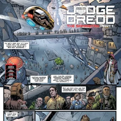 Cover art for "Judge Dredd" The Samaritan