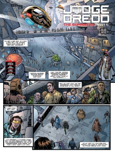 Background for "Judge Dredd" The Samaritan