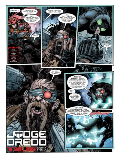 Background for "Judge Dredd" The Small House