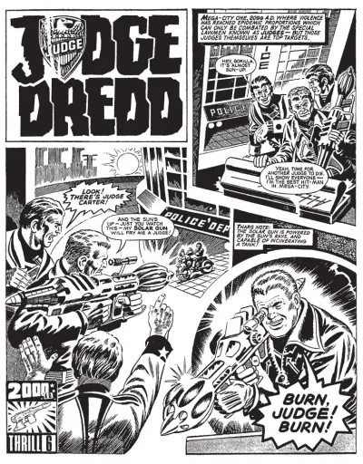 Background for "Judge Dredd" The Solar Sniper