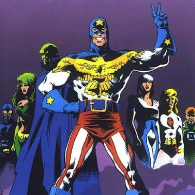 Cover art for "Justice League America" Glory Bound