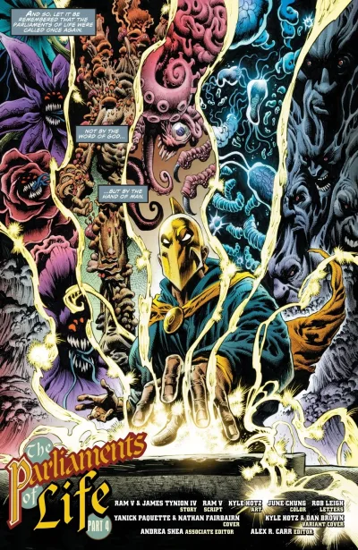 Background for "Justice League Dark" The Parliaments of Life