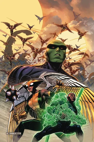 Background for "Justice League" Escape from Hawkworld