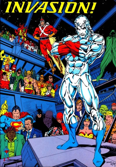 Background for "Justice League" Invasion!