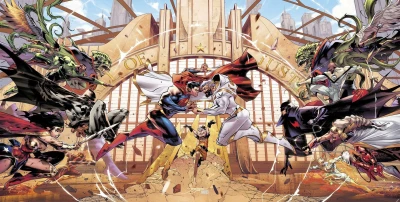 Background for "Justice League" The Sixth Dimension!