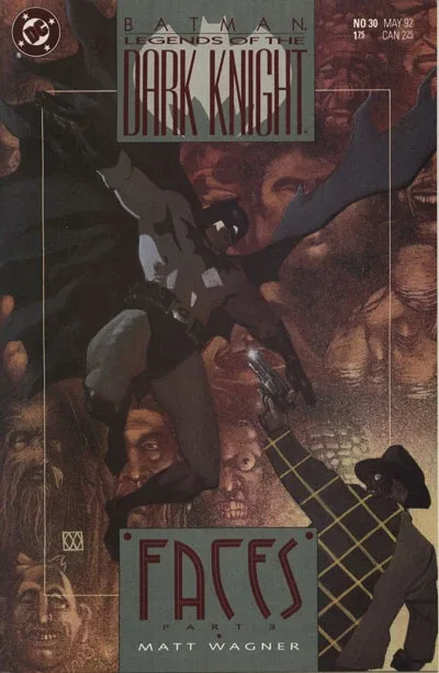 Background for "Legends of the Dark Knight" Faces