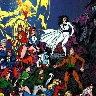Cover art for "Legion of Super-Heroes" Terra Mosaic