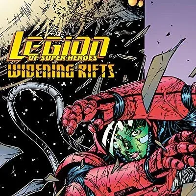 Cover art for "Legion of Super-Heroes/Legionnaires" Widening Rifts