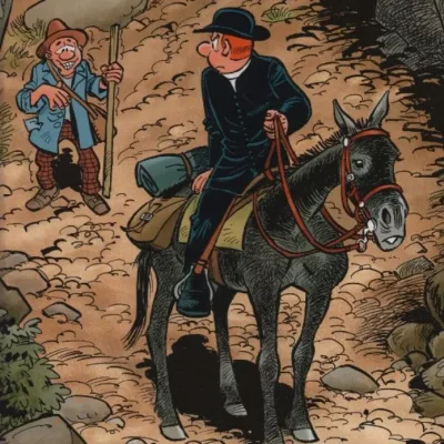 Cover art for "Les Tuniques Bleues" Les Quatre Évangélistes