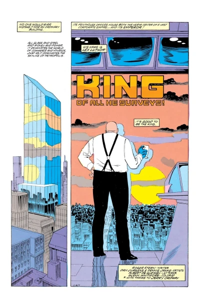 Background for "Lex Luthor" Hostile Takeover