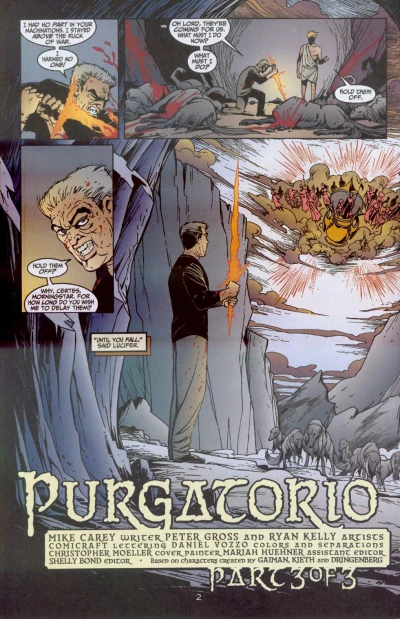 Background for "Lucifer" Purgatorio