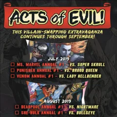 "Marvel Annuals" Acts of Evil