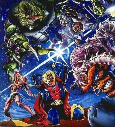 Background for "Marvel Cosmic" Starblast