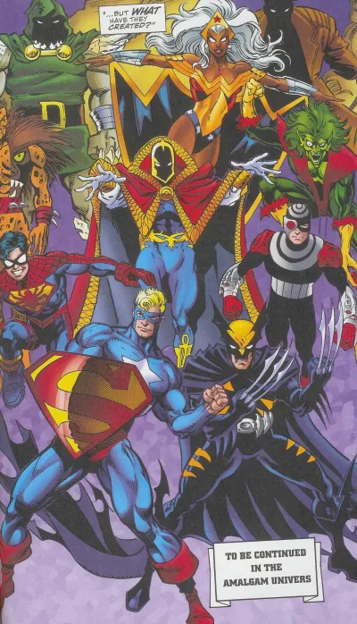 Background for "Marvel/DC" Amalgam