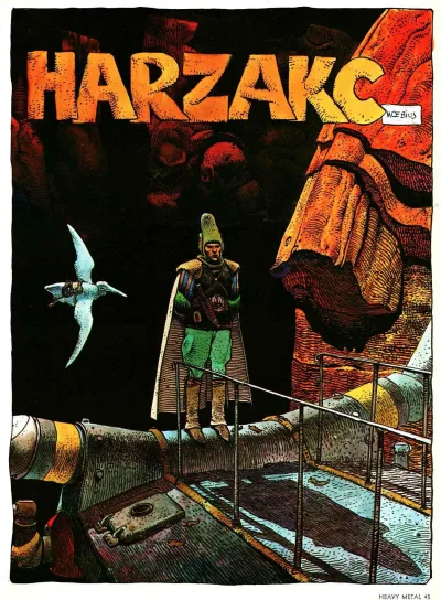 Background for "Metal Hurlant" Arzach