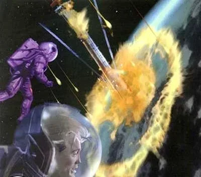Background for "Nathan Never" Guerra delle Stazioni Orbitanti