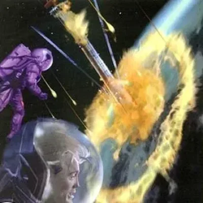 Cover art for "Nathan Never" Guerra delle Stazioni Orbitanti