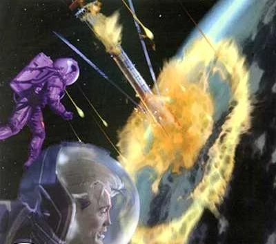 Background for "Nathan Never" Guerra delle Stazioni Orbitanti