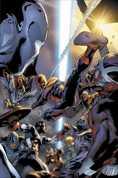 Background for "New Avengers/Spider-Man" Breakout