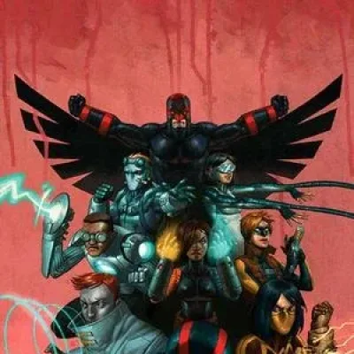 Cover art for "New Warriors" Thrashed