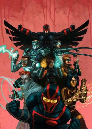 Background for "New Warriors" Thrashed