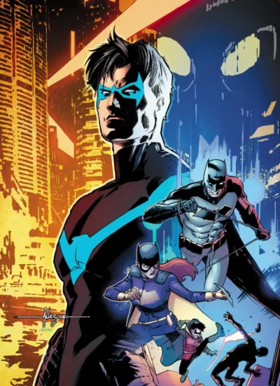 Background for "Nightwing" Better Than Batman