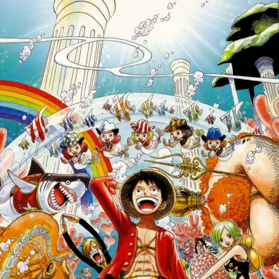 Cover art for "One Piece" Fish-Man Island Arc