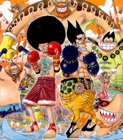 Background for "One Piece" Long Ring Long Land Arc