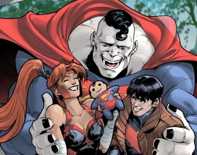 Background for "Red Hood and The Outlaws" Dark Trinity