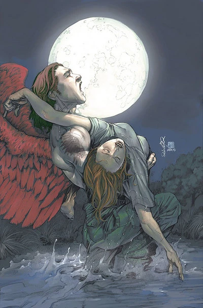 Background for She Lies with Angels