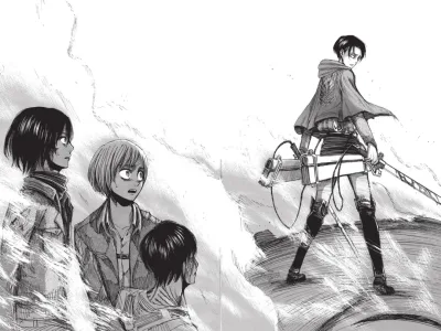 Background for "Shingeki no Kyojin" Battle of Trost District