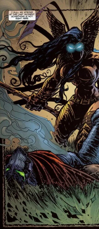 Background for "Spawn: The Dark Ages" Immaculata