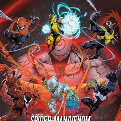 Cover art for "Spider-Man/Venom" Death Spiral