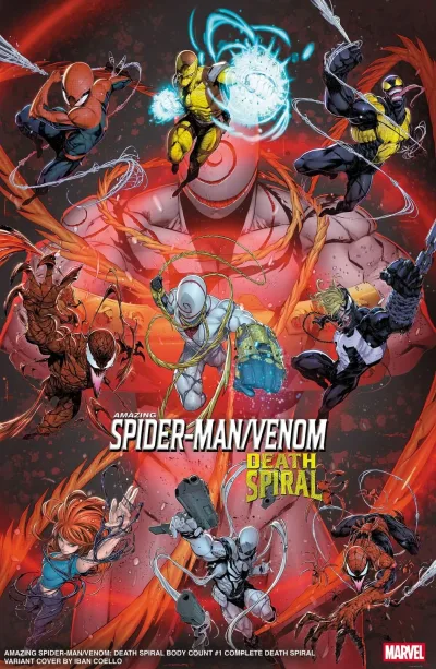Background for "Spider-Man/Venom" Death Spiral